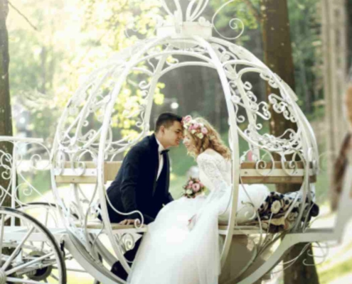 Eine märchenhafte Hochzeitskutsche
