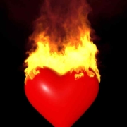 Herzenszorn - Ein Herz steht in Flammen